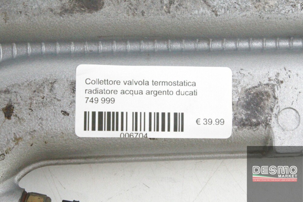 Collettore valvola termostatica radiatore acqua argento ducati 749 999
