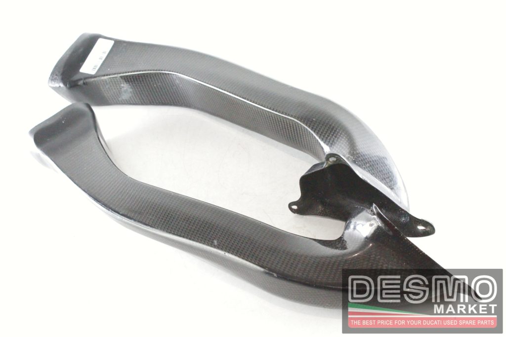 Couvercle D'entrée D'air En Carbone Pour Ducati 848, 1098, 1198 - Marque Maxicarbon, Neuf