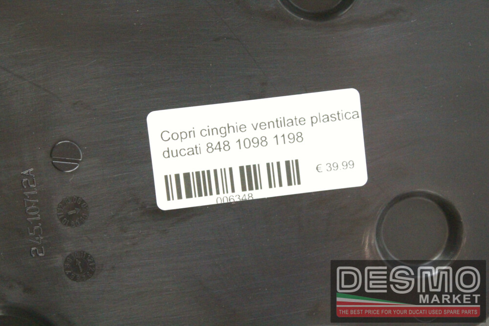 Copri cinghie ventilate plastica ducati 848 1098 1198