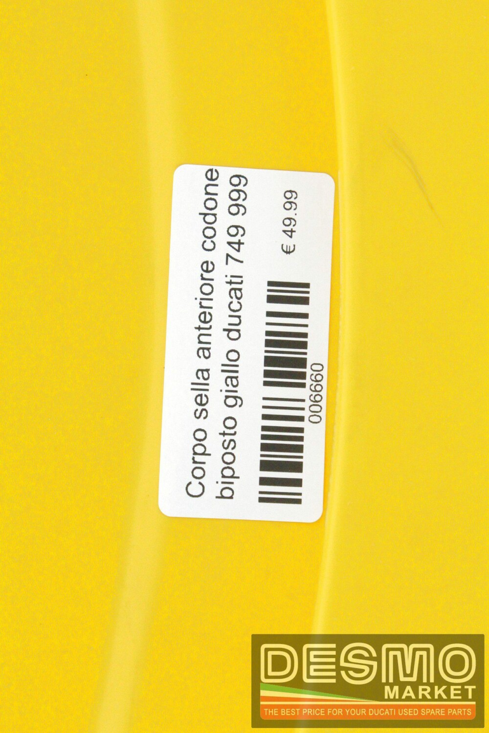 Corpo sella anteriore codone biposto giallo ducati 749 999