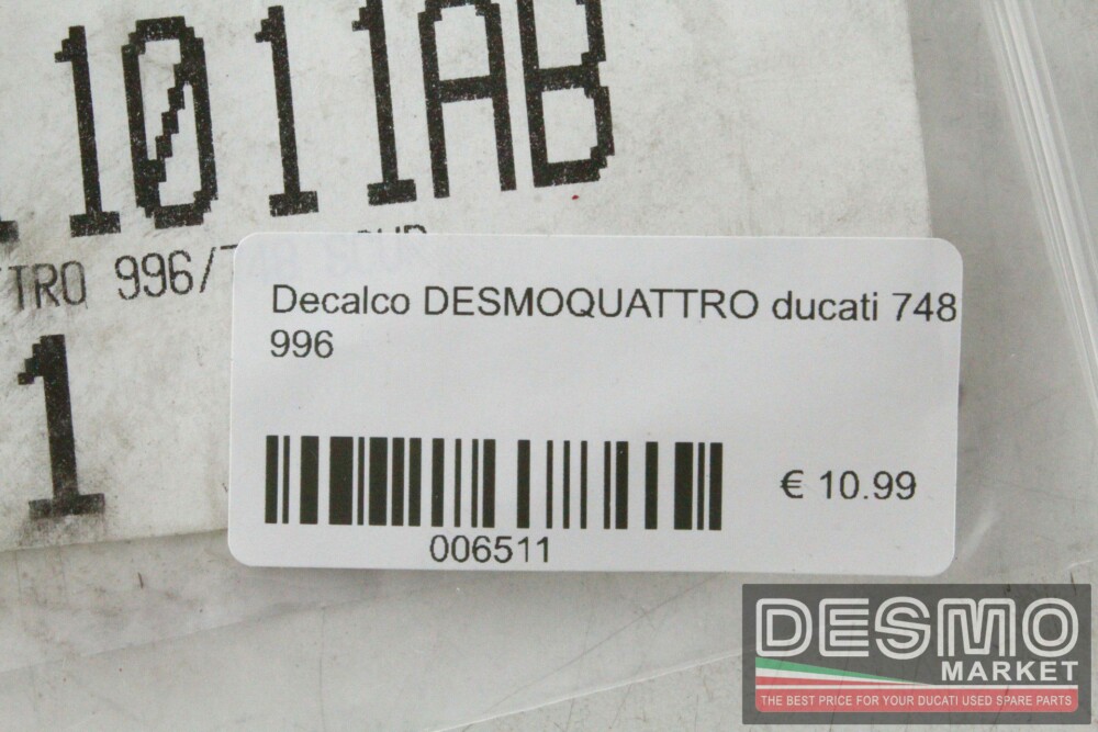 Decalco DESMOQUATTRO ducati 748 996