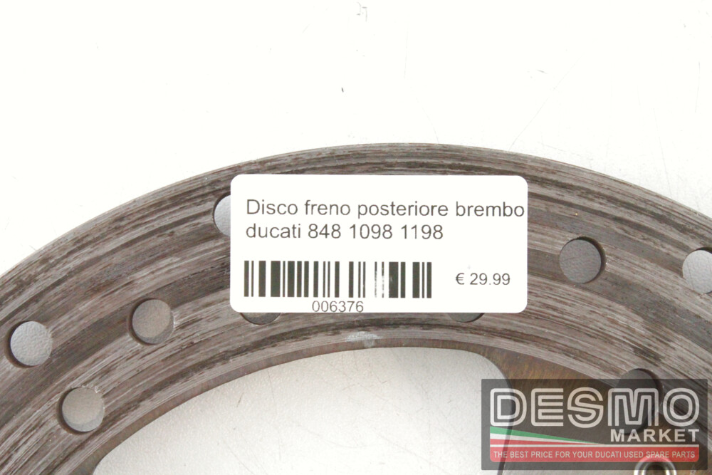 Disco freno posteriore brembo ducati 848 1098 1198