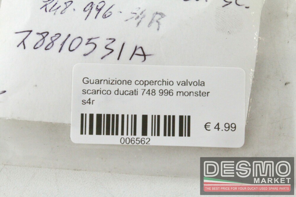 Guarnizione coperchio valvola scarico ducati 748 996 monster s4r