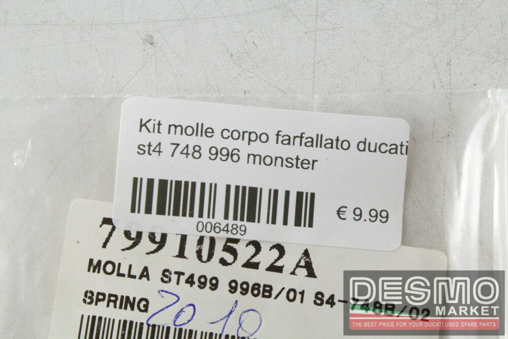 Kit molle corpo farfallato ducati st4 748 996 monster
