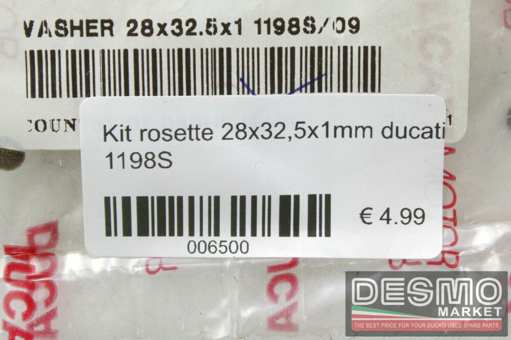 Kit rosette 28×32,5×1 mm ducati 1198S 1198 S
