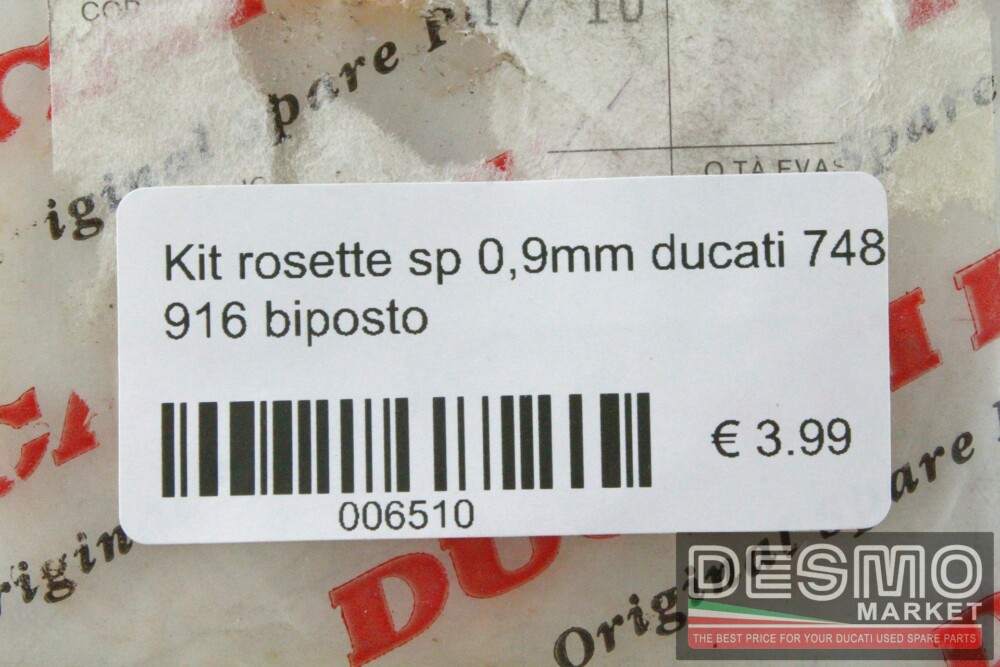 Kit rosette sp 0,9 mm ducati 748 916 biposto