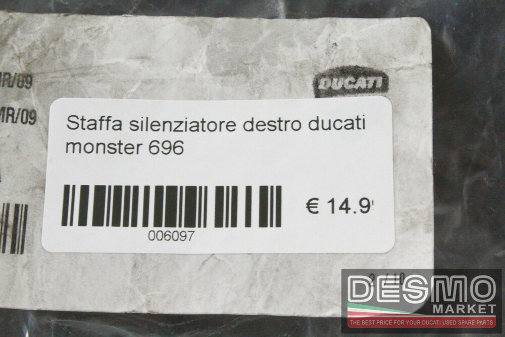 Staffa silenziatore destro ducati monster 696