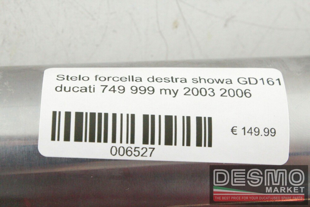 Stelo forcella destra showa GD161 ducati 749 999 my 2003 2006