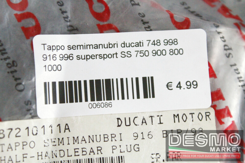 Tappo semimanubri ducati 748 998 916 996 supersport SS 750 900 800 1000