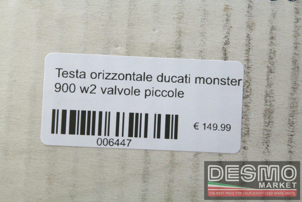 Testa cilindro orizzontale ducati monster 900 w2 valvole piccole