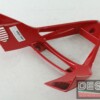 Triangolo convogliatore aria radiatore olio rosso ducati 749 999 my 2002 2004