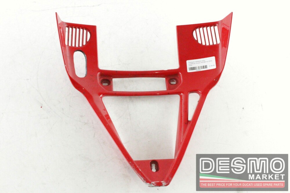 Triangolo radiatore rosso modificato ducati 749 999 my 2002 2004