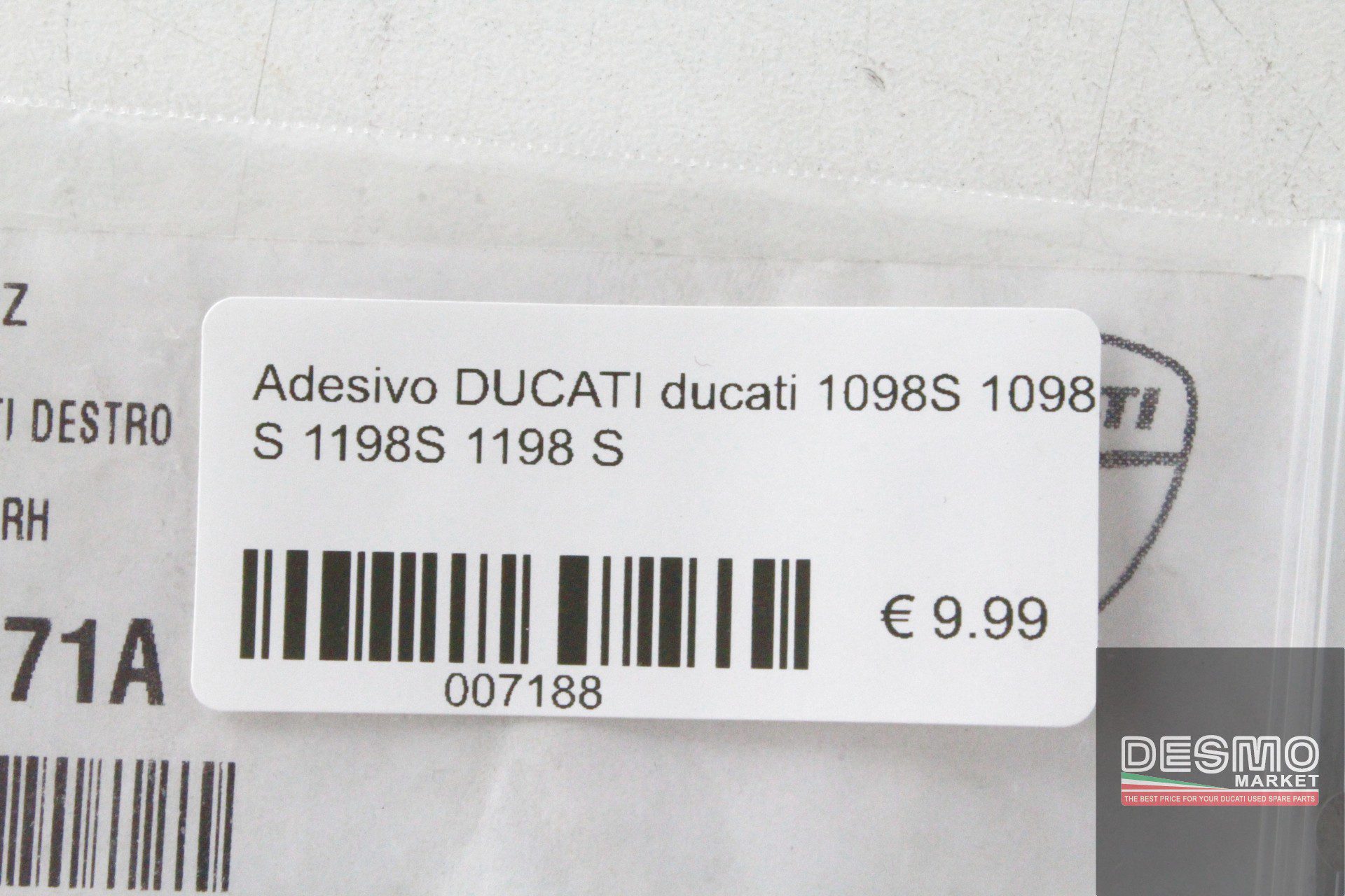 Adesivo DUCATI ducati 1098S 1098 S 1198S 1198 S