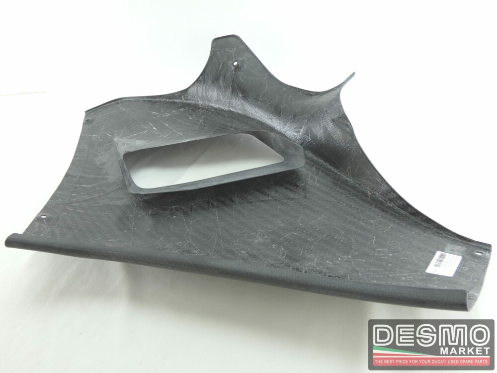 Raw finish carbon upper left side fairing ducati desmosedici RR my 2008 - Image 4