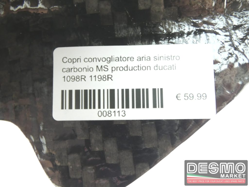 Coppia copri convogliatori aria carbonio ATR ducati 1098R 1198R