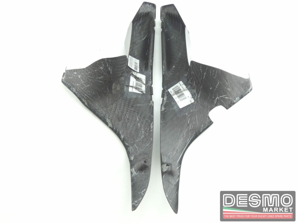 Coppia copri convogliatori aria carbonio ATR ducati 1098R 1198R