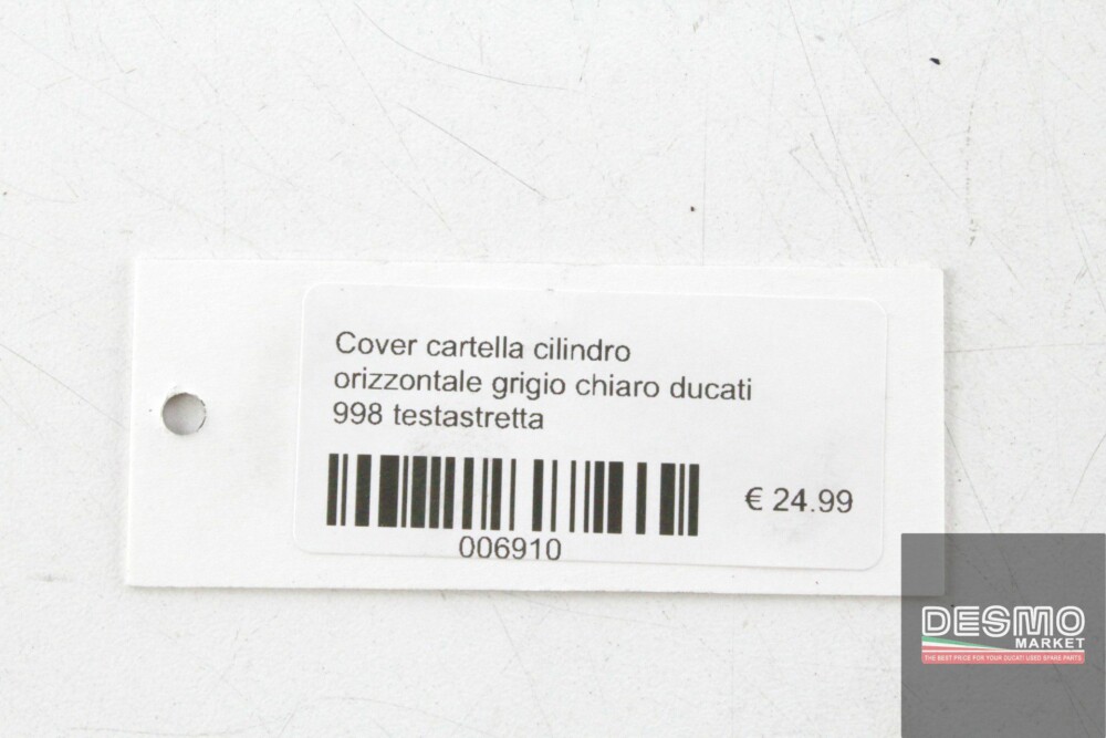 Cover cartella cilindro orizzontale grigio chiaro ducati 998 testastretta