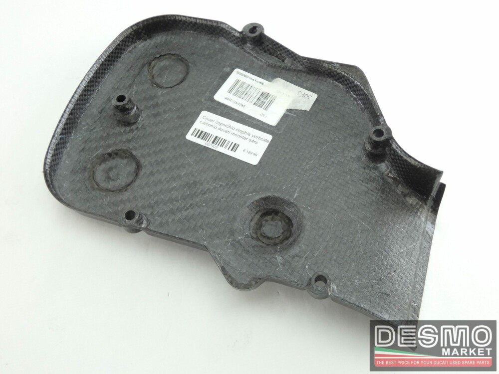 Cover coperchio cinghia verticale carbonio ducati monster s4rs