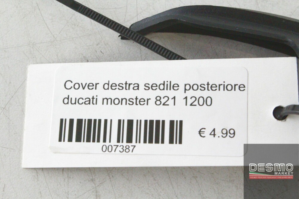 Cover destra sedile posteriore ducati monster 821 1200