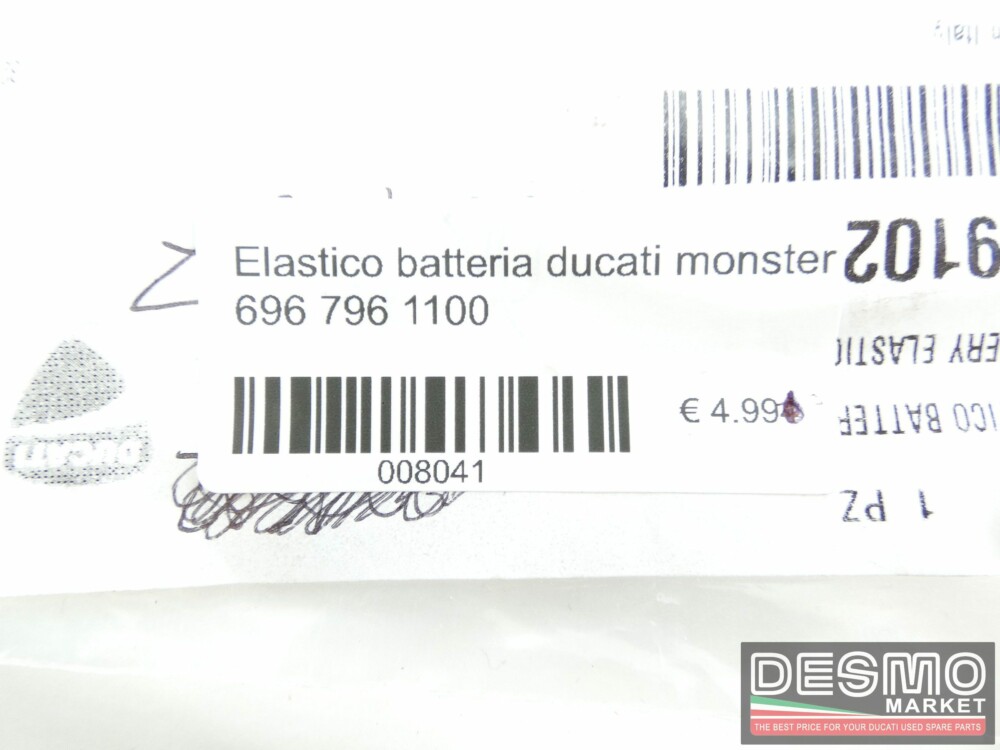 Elastico batteria ducati monster 696 796 1100