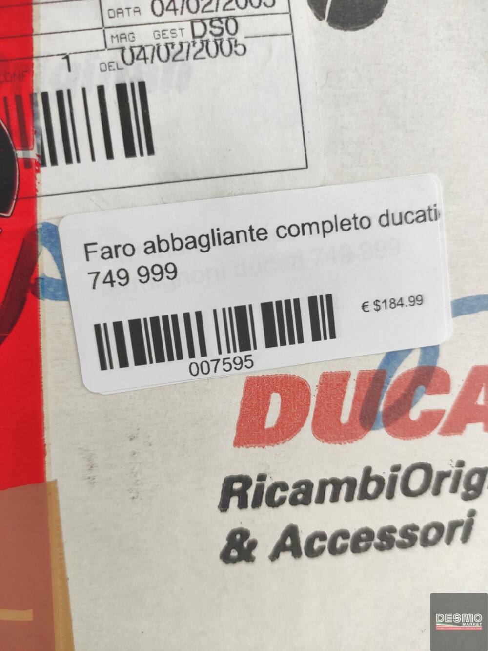 Faro abbagliante completo ducati 749 999