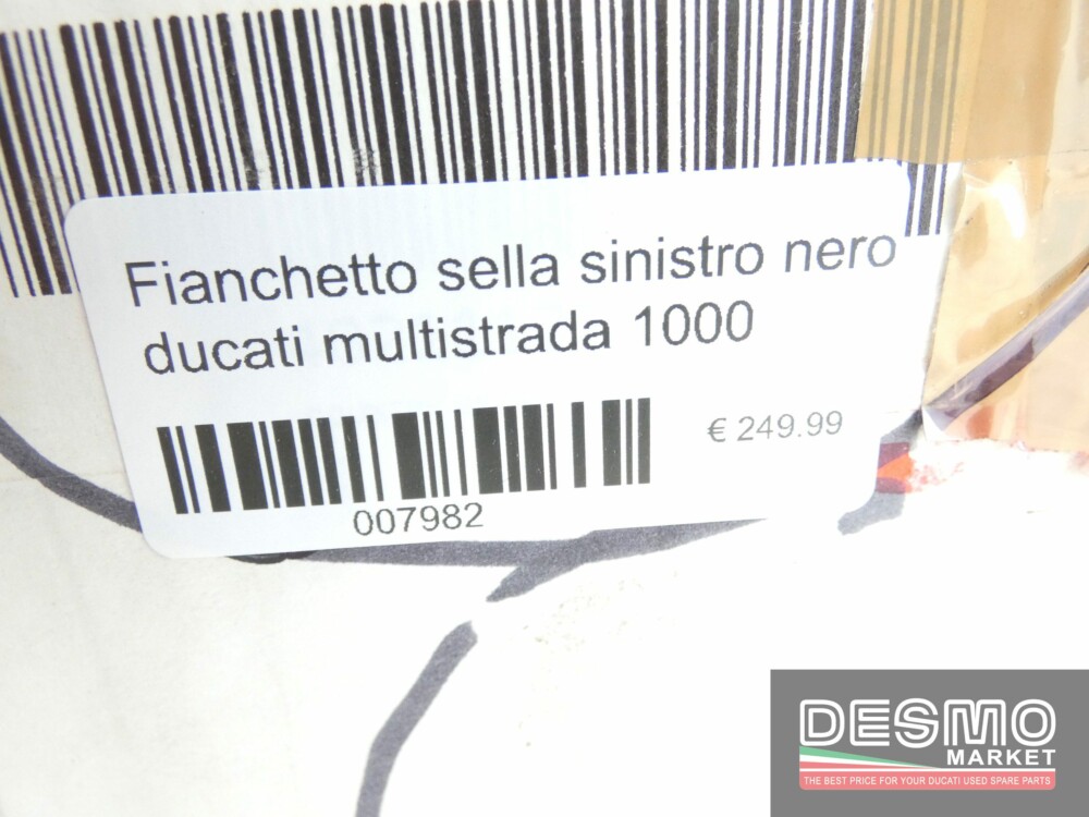 Fianchetto sella sinistro nero ducati multistrada 1000