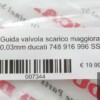 Guida valvola scarico maggiorata 0,03mm ducati 748 916 996 SS