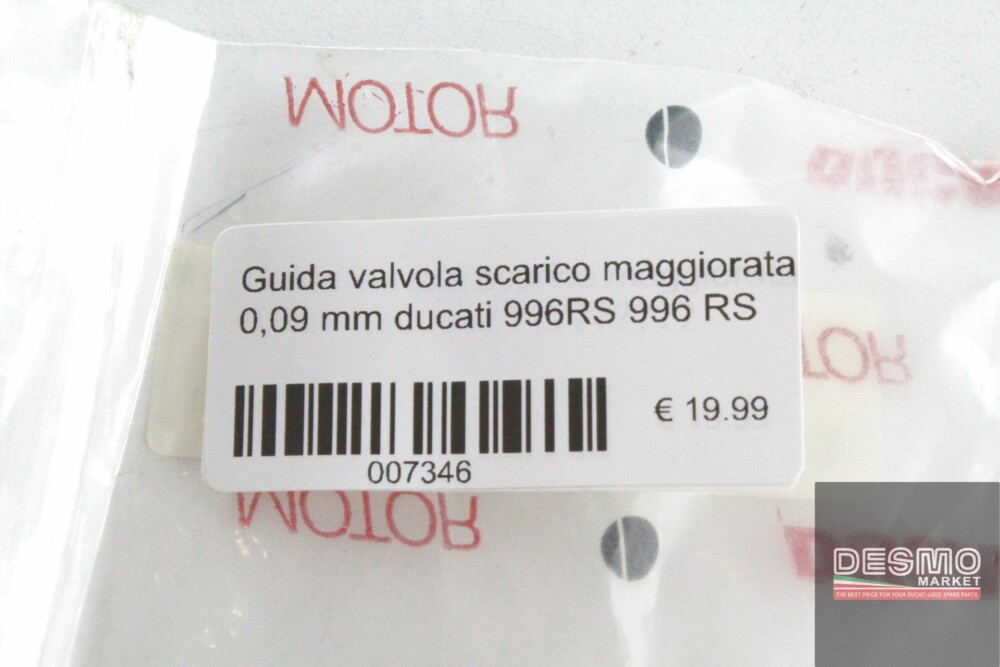 Guida valvola scarico maggiorata 0,09 mm ducati 996RS 996 RS