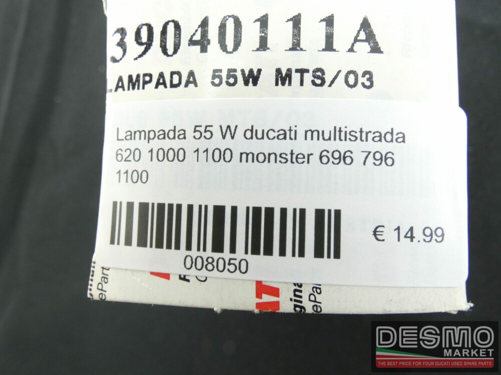 Lampada 55 W ducati multistrada 620 1000 1100 monster 696 796 1100