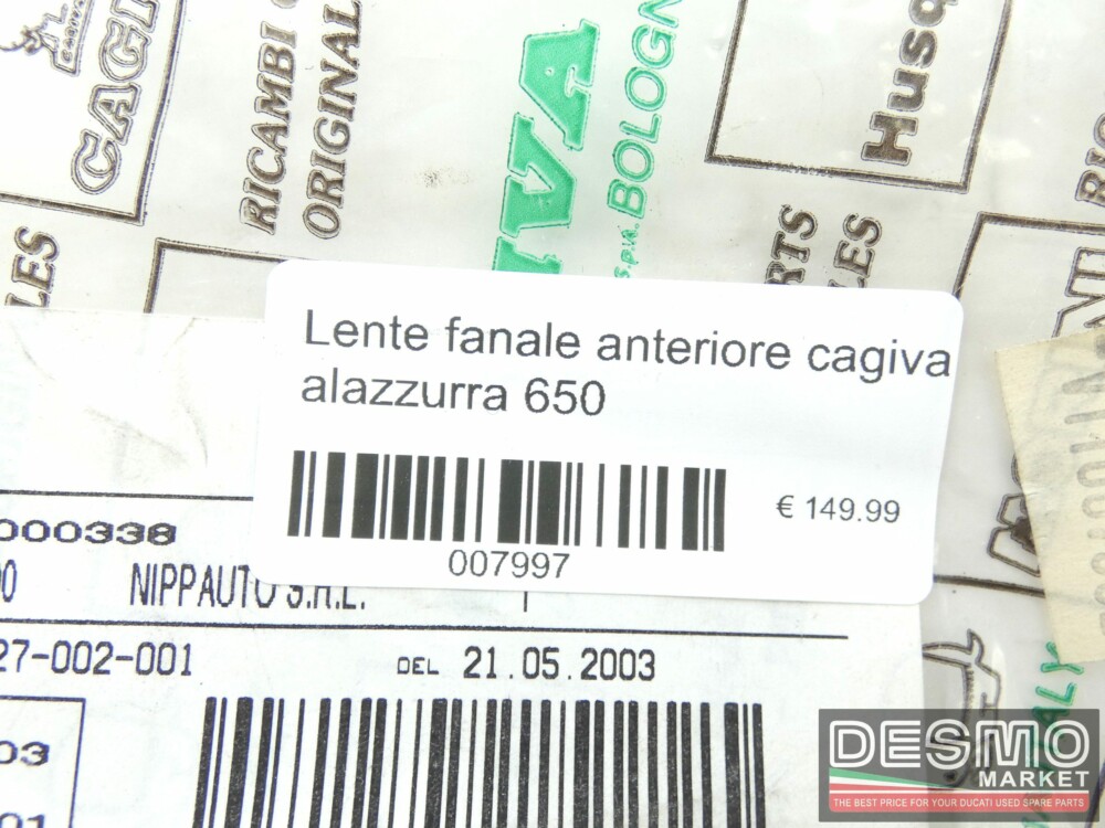 Lente fanale anteriore cagiva alazzurra 650