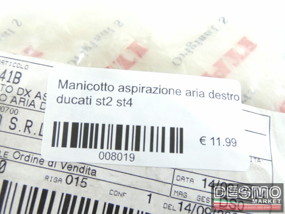 Manicotto aspirazione aria destro ducati st2 st4