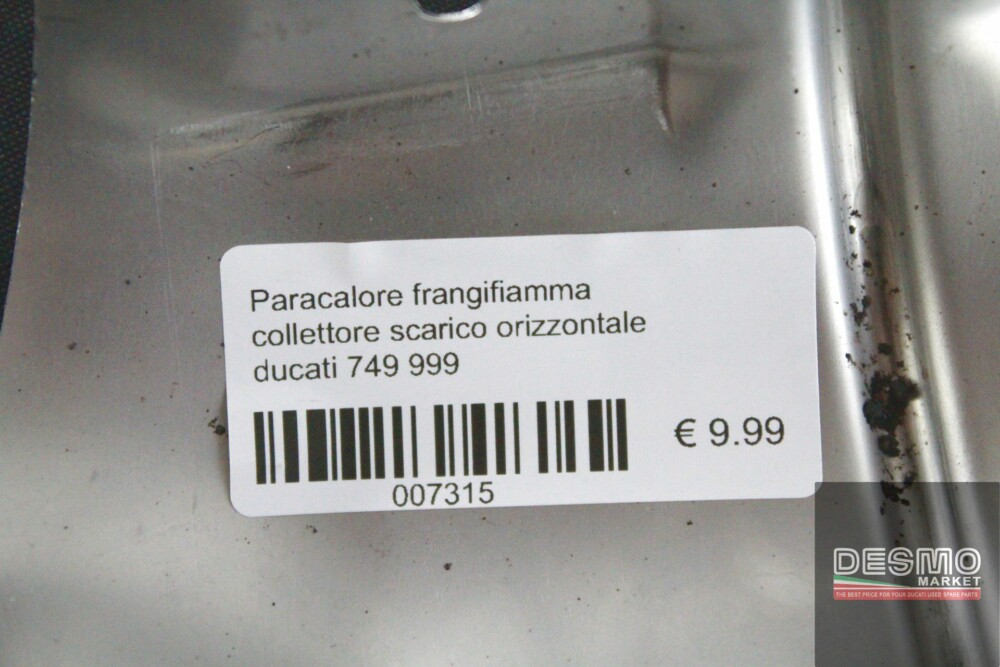 Paracalore frangifiamma collettore scarico orizzontale ducati 749 999