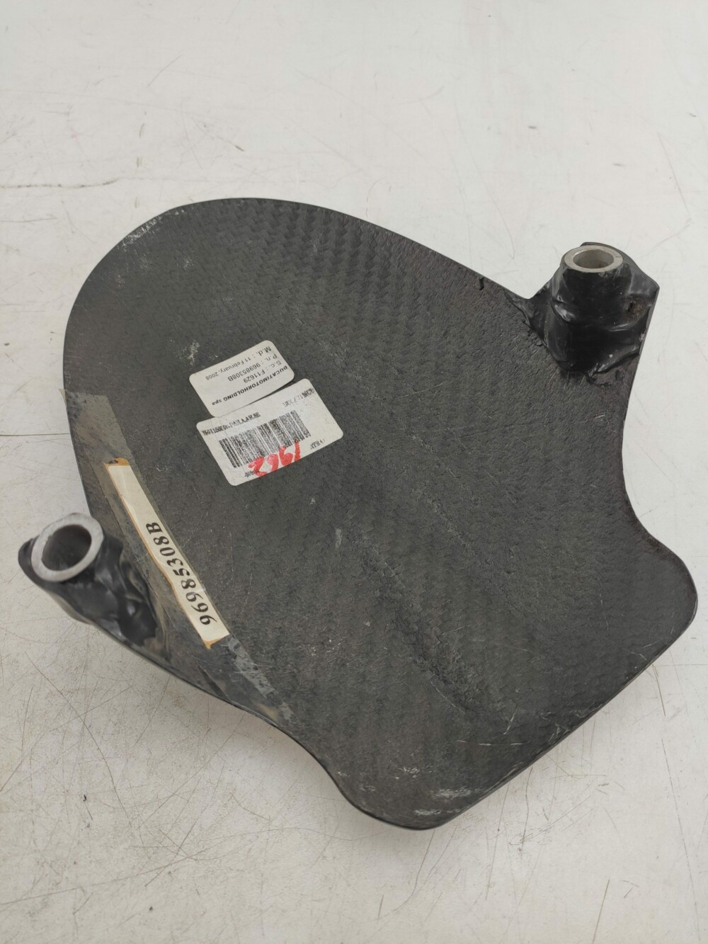 Lower carbon front fender ducati hypermotard 796 1100 - Image 4