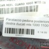 Right side passenger footpeg heel guard ducati multistrada  1000 1100 - Image 3