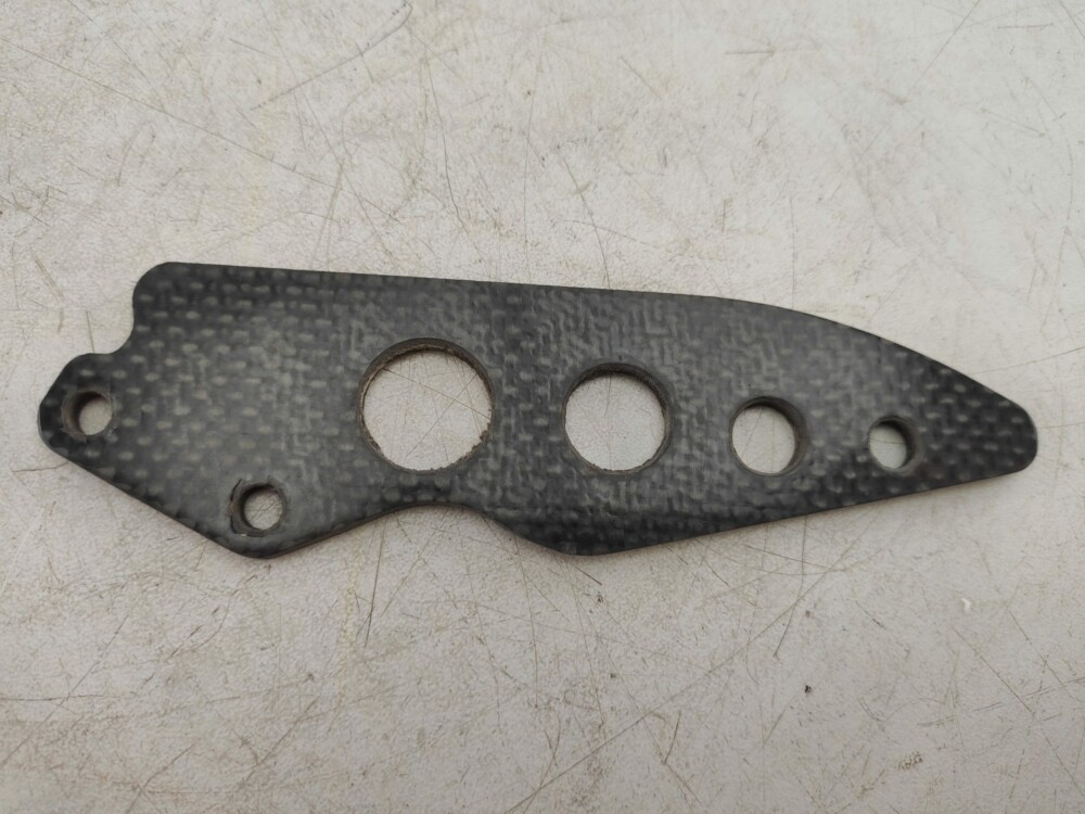 Right left side rear carbon heel guard ducati hypermotard - Image 3