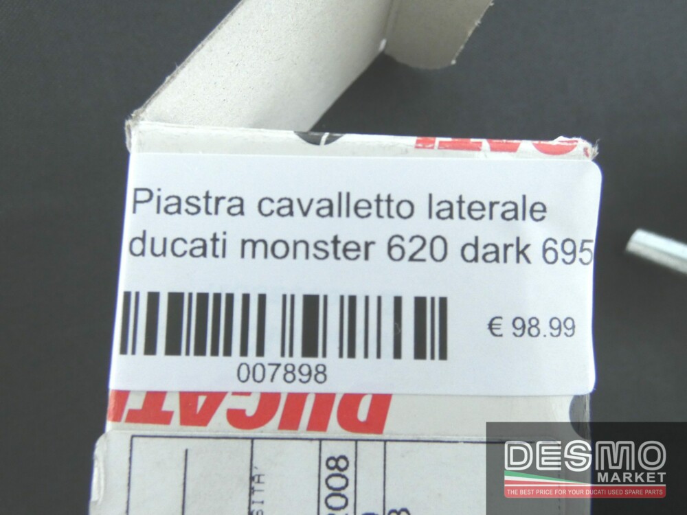Piastra cavalletto laterale ducati monster 620 dark 695