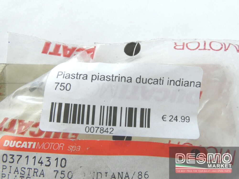 Piastra piastrina ducati indiana 750