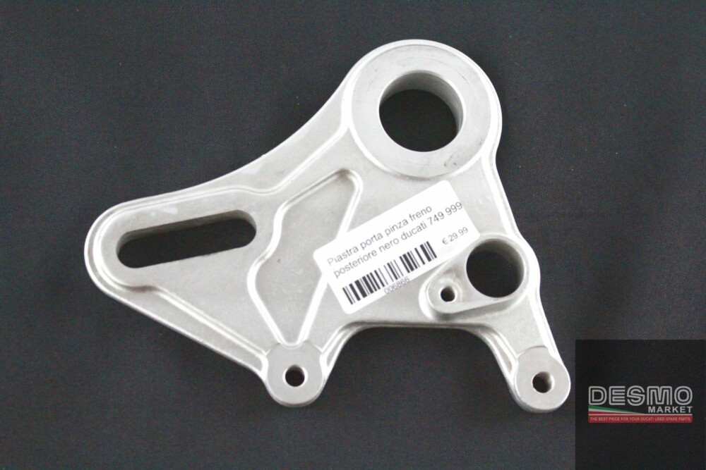 Piastra porta pinza freno posteriore nero ducati 749 999