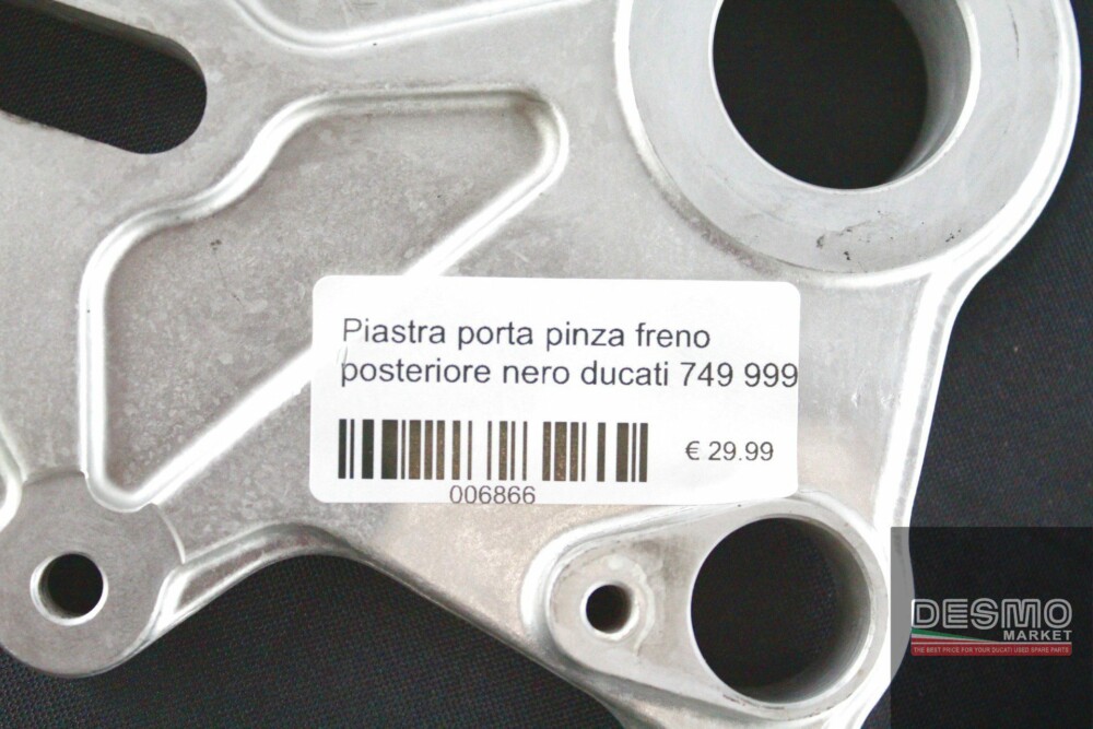 Piastra porta pinza freno posteriore nero ducati 749 999