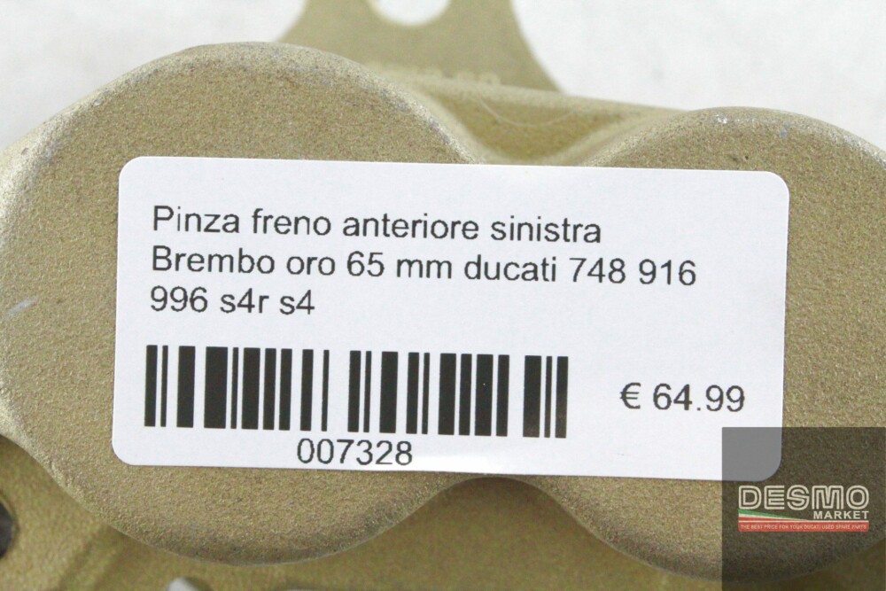 Pinza freno anteriore sinistra Brembo oro 65 mm ducati 748 916 996 s4r s4