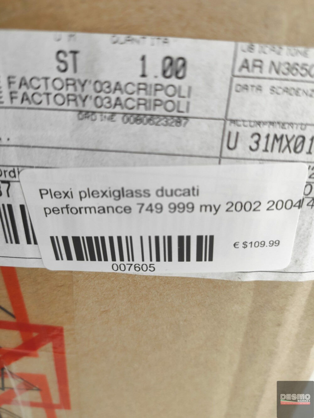 Plexi plexiglass ducati performance 749 999 my 2002 2004 - Image 5