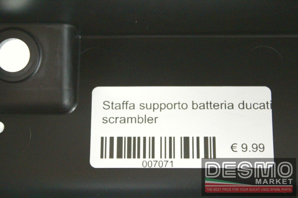 Staffa supporto batteria ducati scrambler