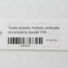 Testa testata motore verticale incompleta ducati 749