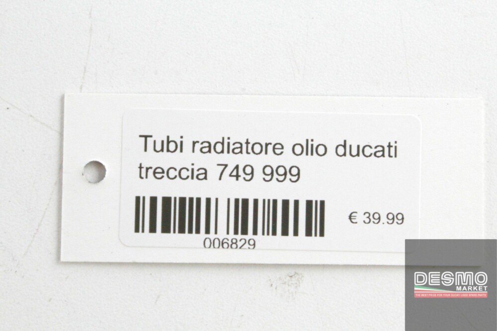 Tubi radiatore olio ducati treccia 749 999