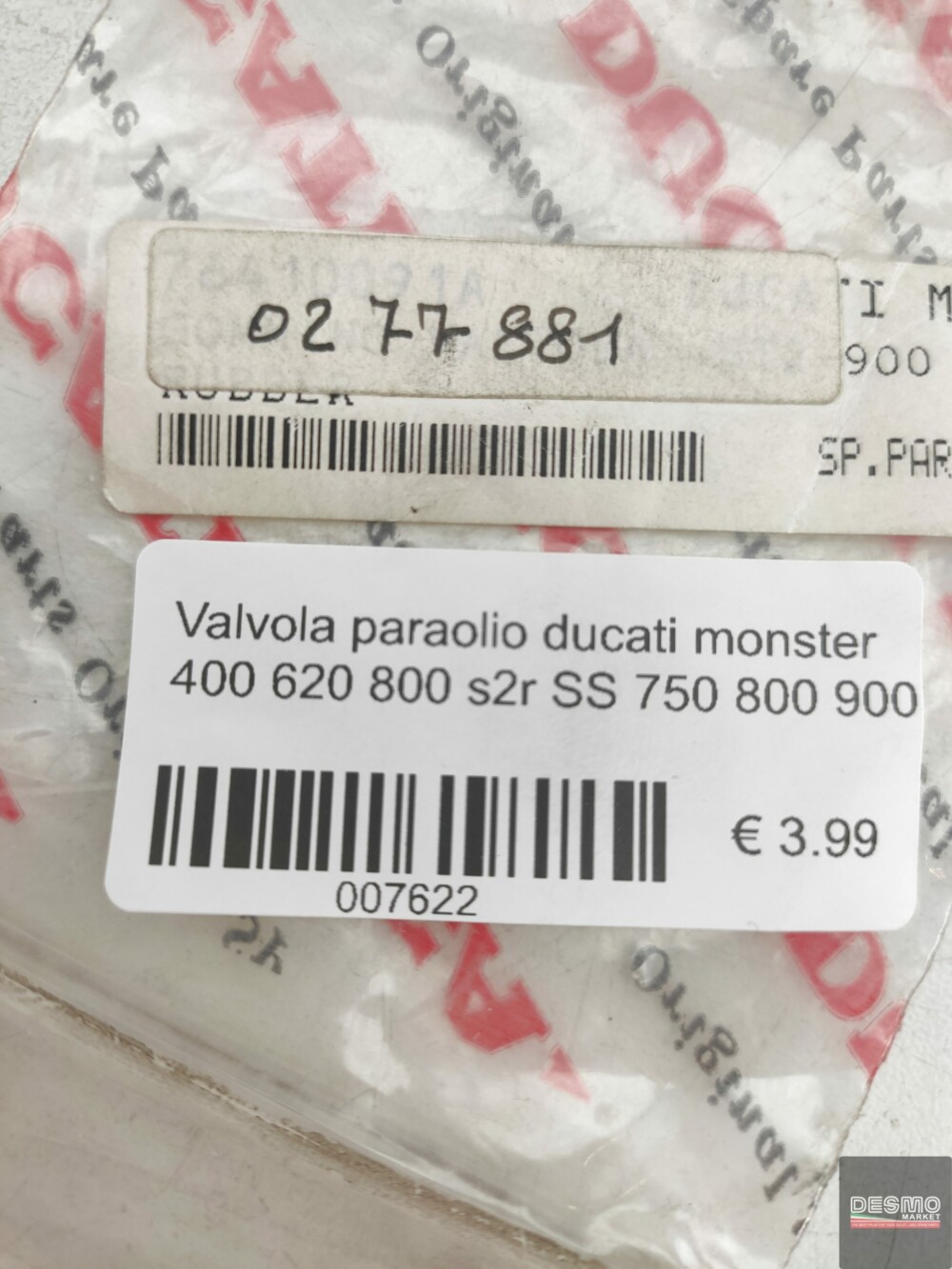 Valvola paraolio ducati monster 400 620 800 s2r SS 750 800 900