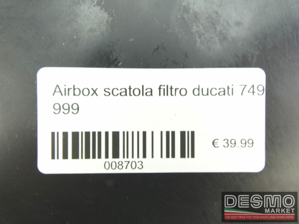 Airbox scatola filtro ducati 749 999