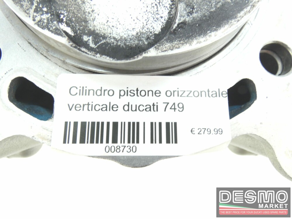 Cilindro pistone orizzontale verticale ducati 749