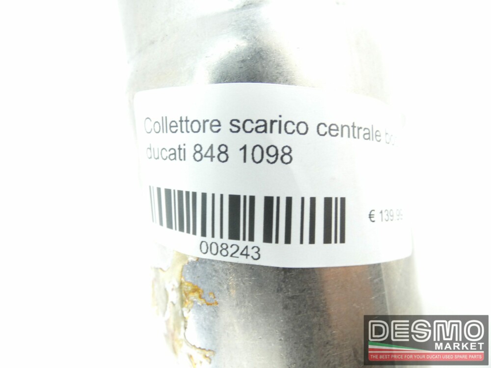 Collettore scarico centrale body ducati 848 1098