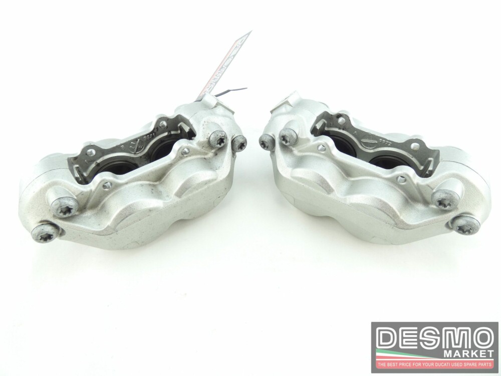 Coppia pinze freno anteriore Brembo ducati 848 monster 696 796 1100 hyper