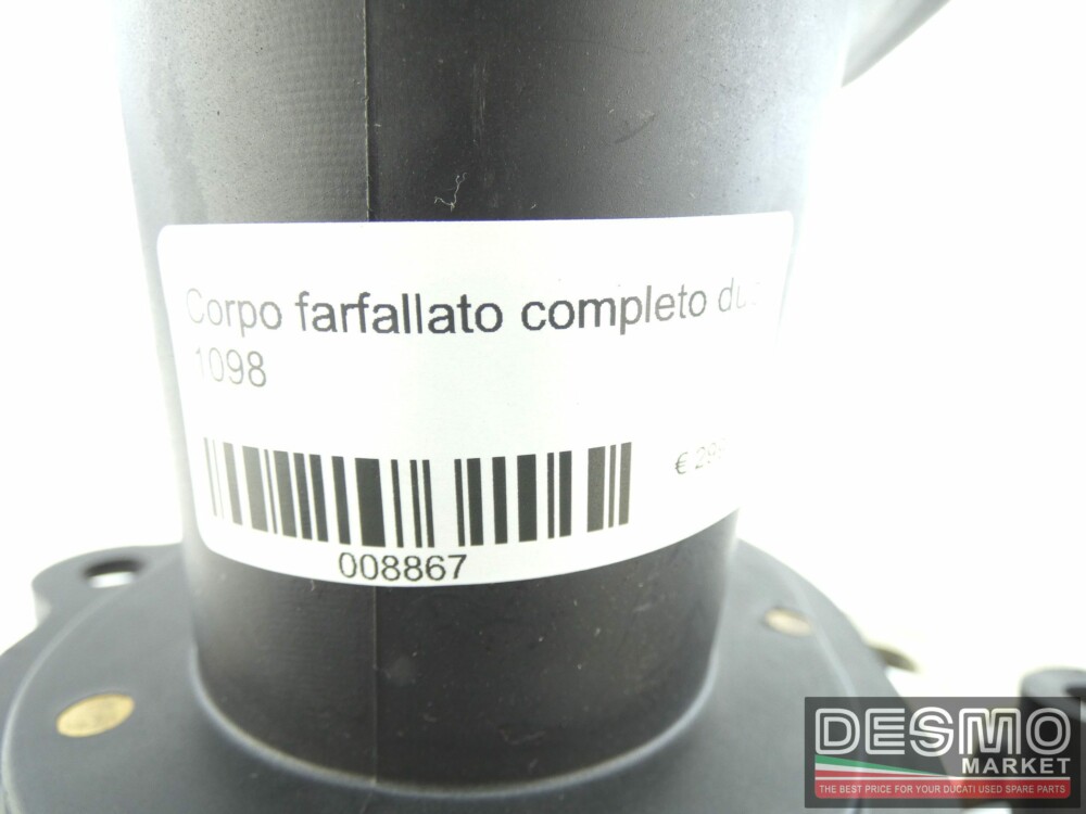 Corpo farfallato completo ducati 1098